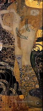 Gustavo Klimt Painting - Wasserschlangen I 1904 Simbolismo Gustav Klimt